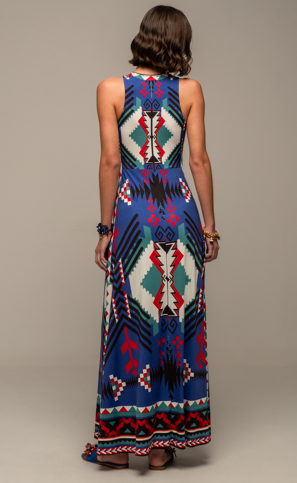 IMMERSION LONG DRESS PRINTED