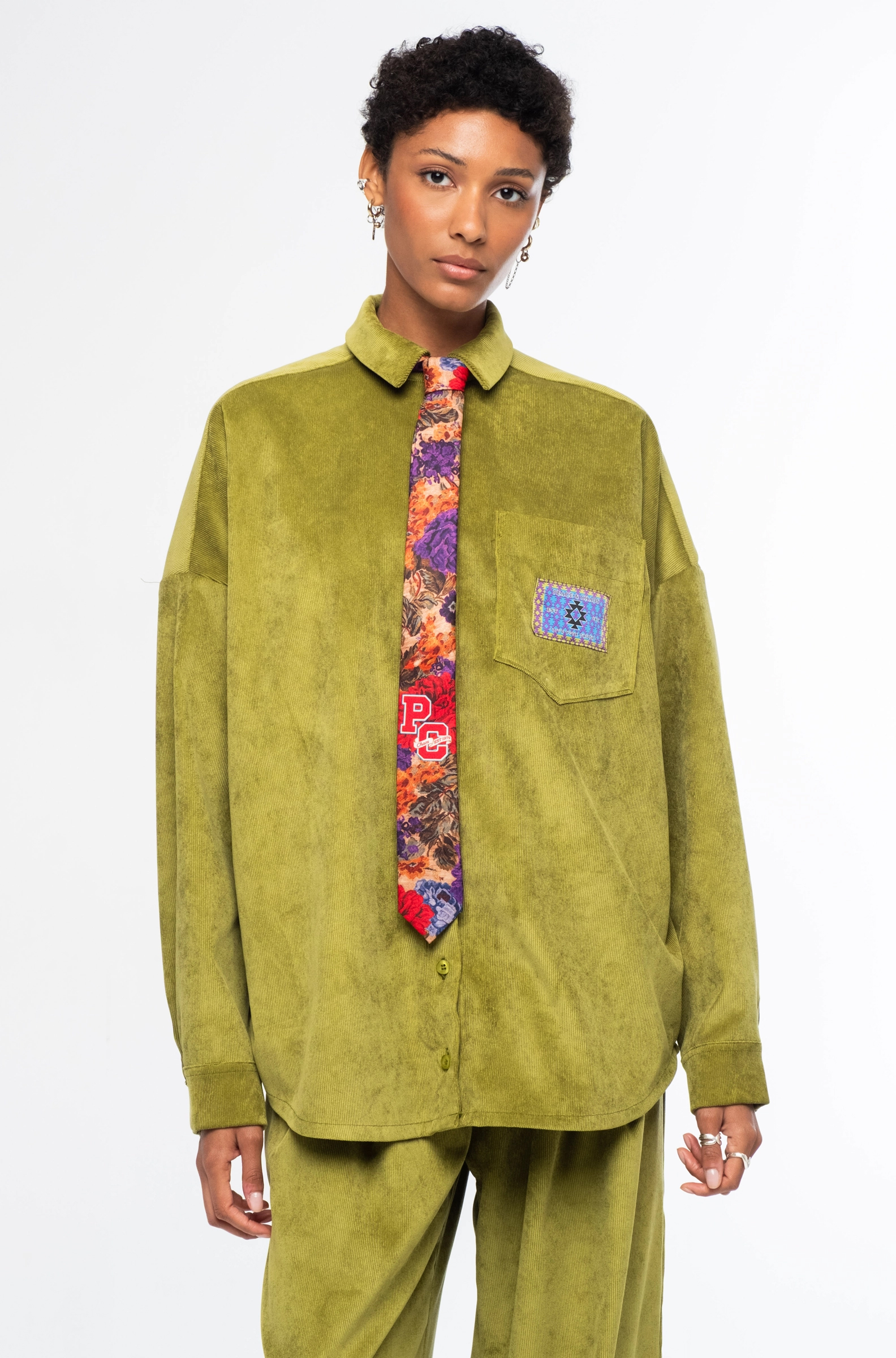 tapestry shirt green