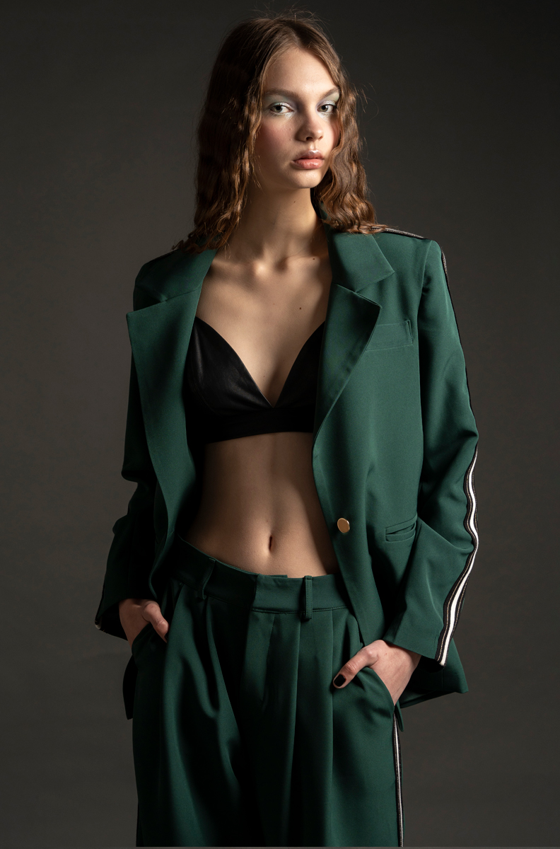 Forest green μπλέιζερ