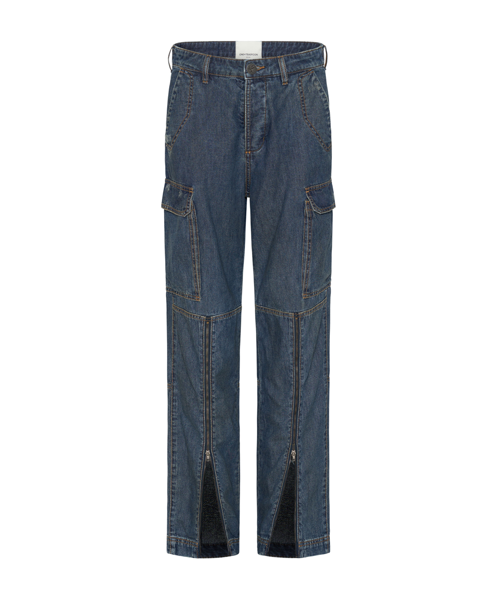Used Blue Zi παντελόνι 
