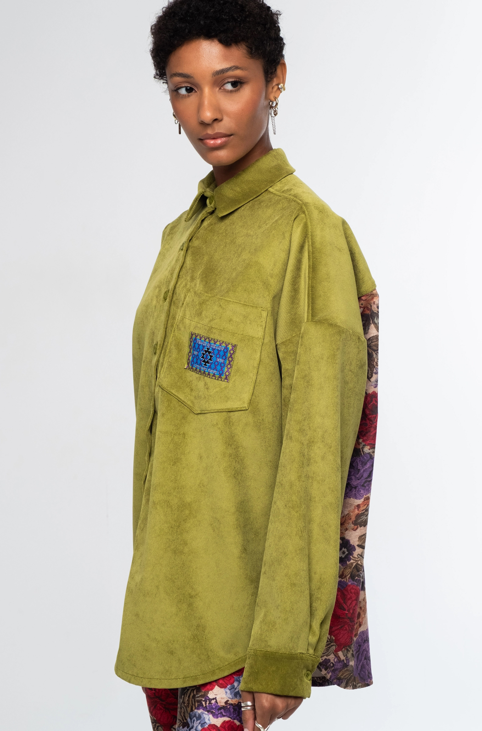 tapestry shirt green