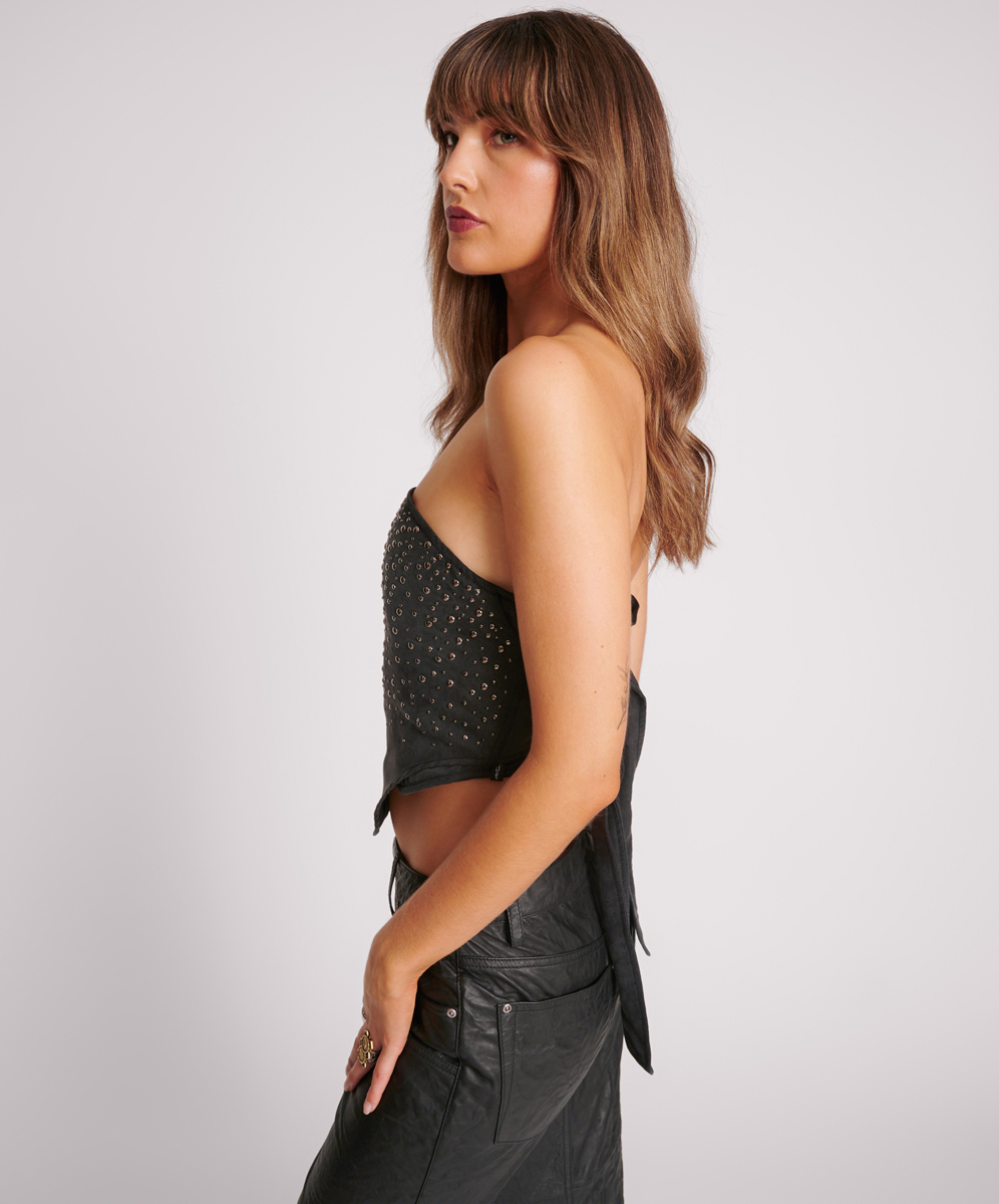 Τoπ studded scarf 